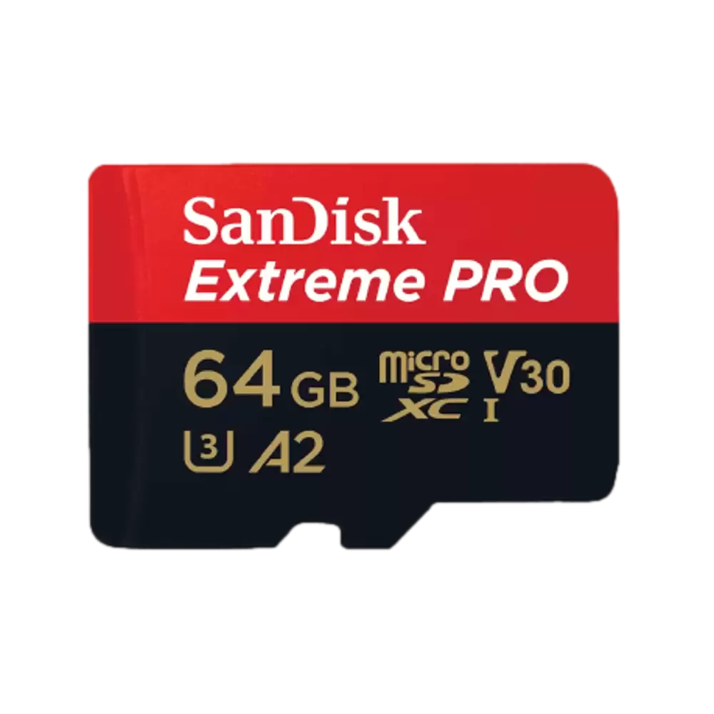 רטיס זיכרון בנפח 64GB MICRO S.D EX 4K 200S מבית SANDISK