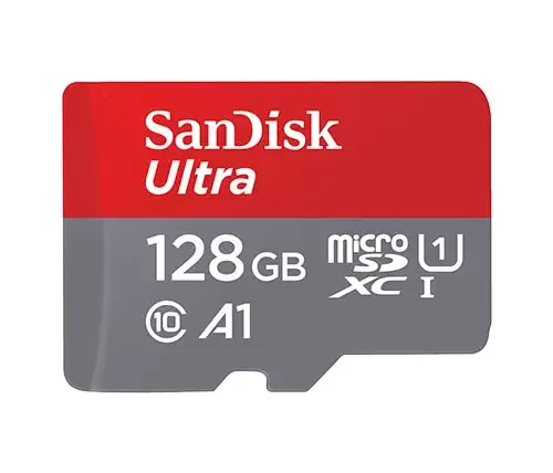 כרטיס זכרון SanDisk Ultra MicroSD 140S 128G בנפח 128GB