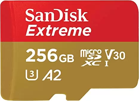 כרטיס זיכרון בנפח 256GB S.D EX MICRO 4K 190S מבית SANDISK