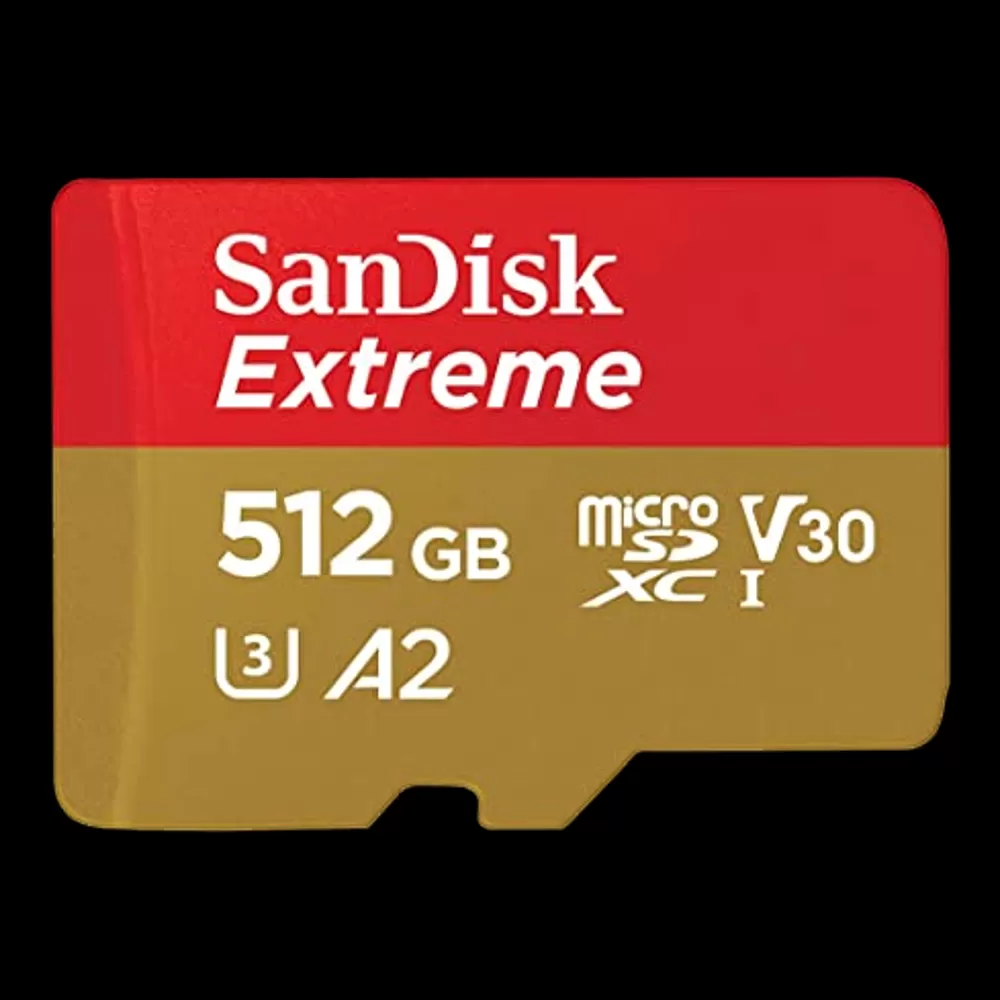 כרטיס זיכרון בנפח 512GB S.D EX MICRO 4K 190S מבית SANDISK