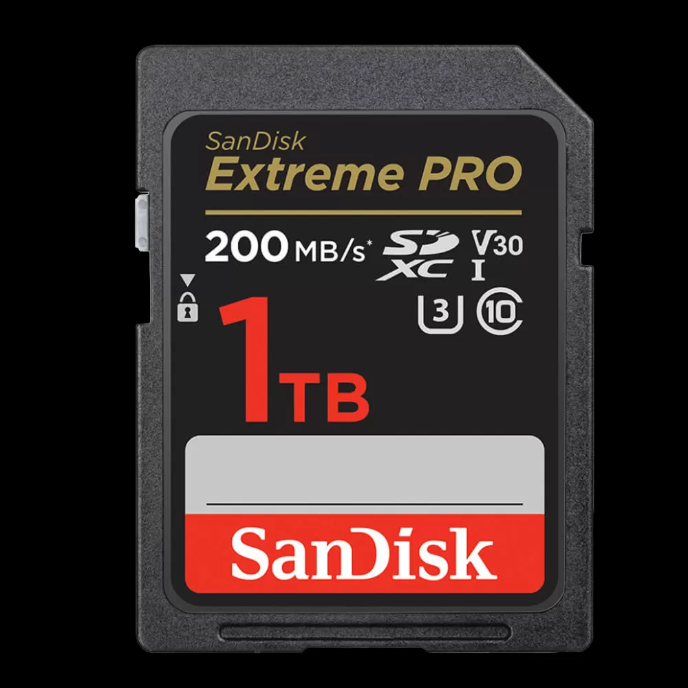 כרטיס זיכרון בנפח 1T S.D EX PRO 4K 200S מבית SANDISK