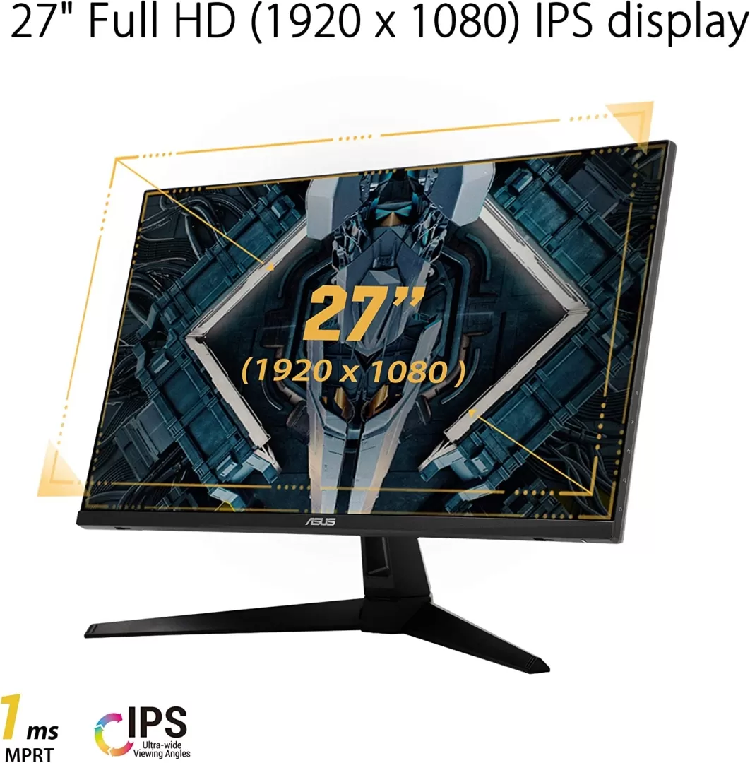 מסך גיימינג Asus TUF VG279Q1A 27'' IPS FHD FreeSync תמונה 3