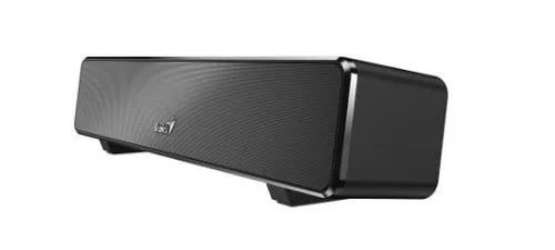 רמקול שחור Genius AUX USB Mini Soundbar 100 תמונה 3