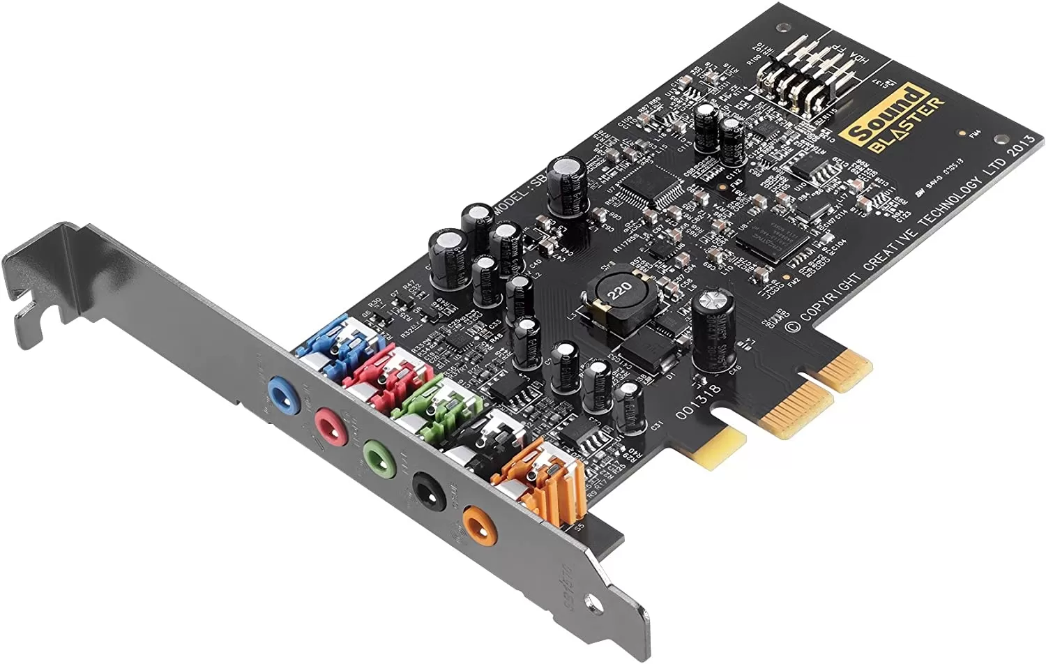 5.1 PCIe Sound Card with SBX Pro Studio