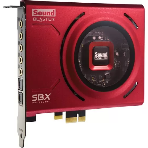 7.1 PCIe Sound Card with SBX Pro Studio