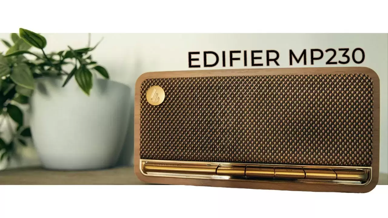 Edifier MP230 Tabletop Bluetooth Brown Speaker רמקול תמונה 3