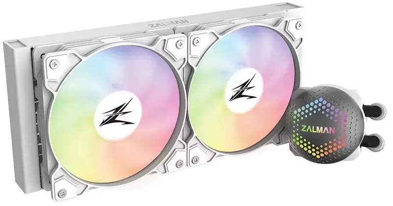 קירור נוזלי למעבד ZALMAN 240 MM  LIQUID COOLING  Alpha WHITE