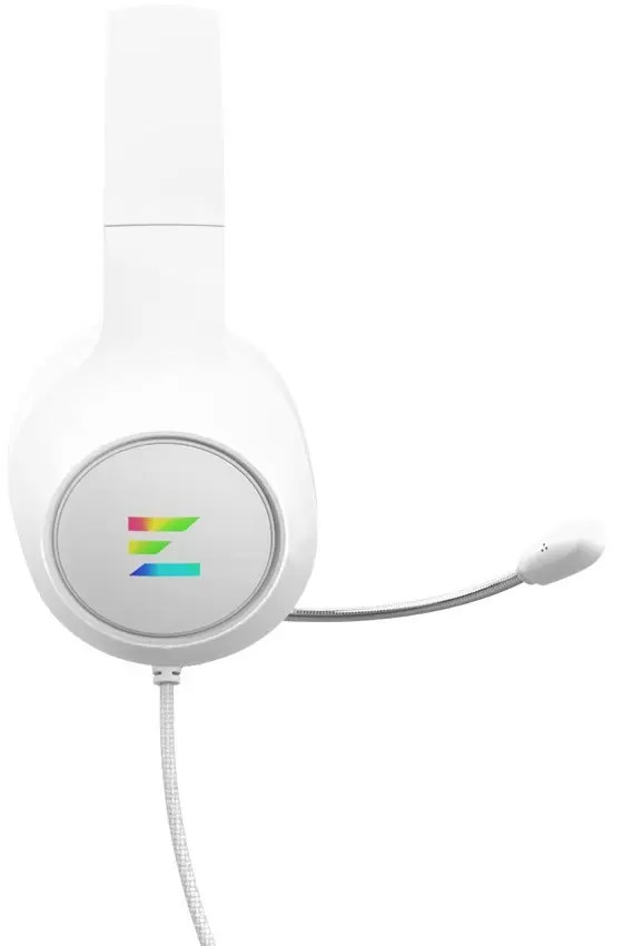 אוזניות גיימינג ZALMAN GAMING HEADSET ZM-HPS310 RGB לבן תמונה 2