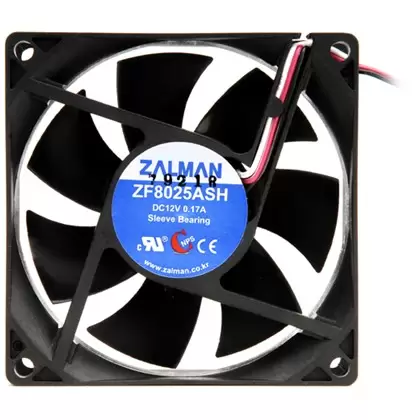 מאורר נוסף למארז ZALMAN 80 MM 2000RPM תמונה 2