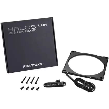 PHANTEKS HALOS LUX 140mm FRAME RGB ALUMINUM תמונה 3