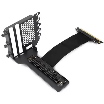 PHANTEKS Vertical GPU Bracket, 220 mm Flatline PCI-E x16 Riser Cable kit