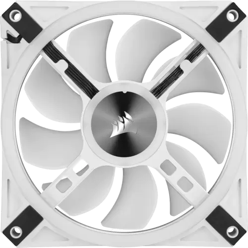 מאוורר לבן + בקר QL120 RGB3FAN COR