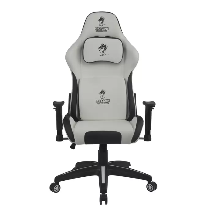 כיסא גיימינג דראגון CYBER WHITE GAMING CHAIR לבן