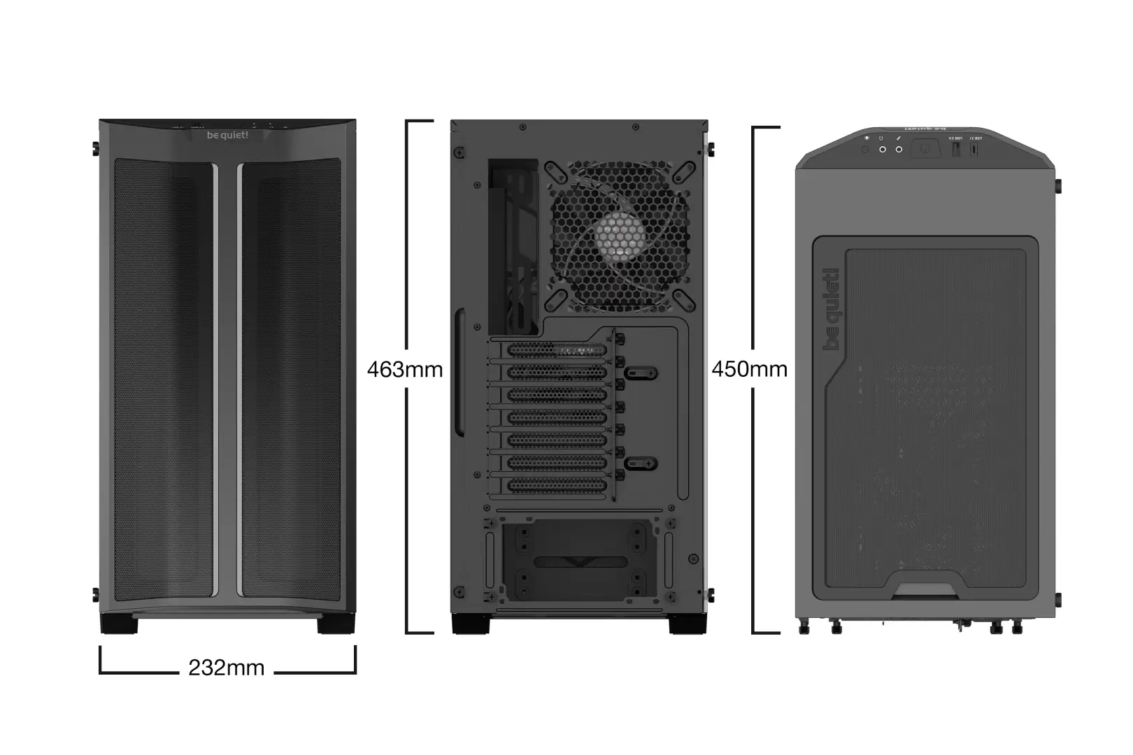 מארז be quiet! PURE BASE 500DX Black תמונה 2