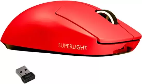 עכבר PRO X SUPERLIGHT- RED אדום