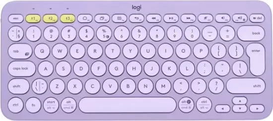 מקלדת אלחוטית K380 MULTI-DEVICE-LAVENDER LEMON