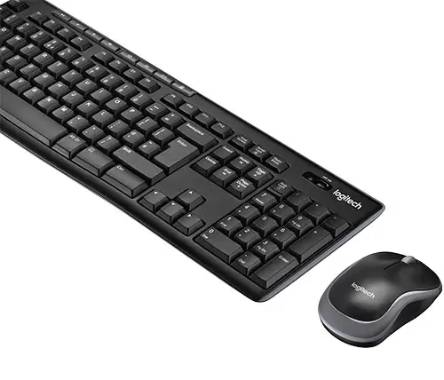 מקלדת ועכבר אלחוטיים Logitech MK295 Silent ערבית אפור תמונה 4