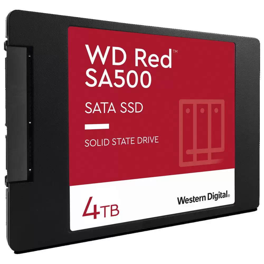 דיסק פנימי Western Digital RED SA500 WDS400T1R0A 4TB NAS 2.5''' SSD תמונה 2