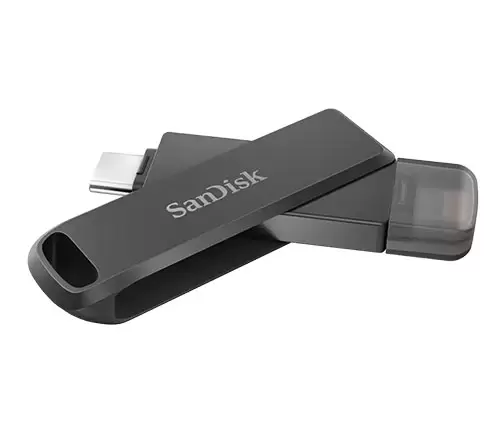 זכרון נייד מבית Sandisk המותאם למכשירי אפל Ixpand Luxe Lightning - בנפח 64GB תמונה 3