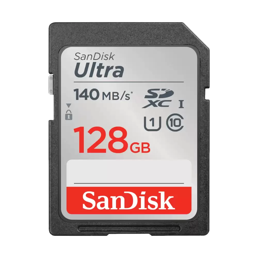 כרטיס זיכרון SanDisk Ultra 128GB SDHC