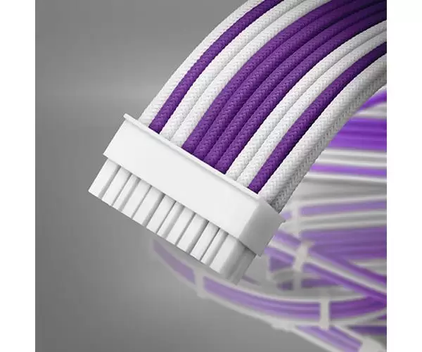 כבלים מאריכים Antec Sleeved extension Cable Kit Purple/White תמונה 4