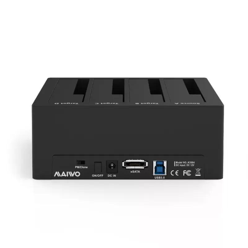 תחנת עגינה USB3.0 HDD Docking Station Four Bay's Maiwo תמונה 2