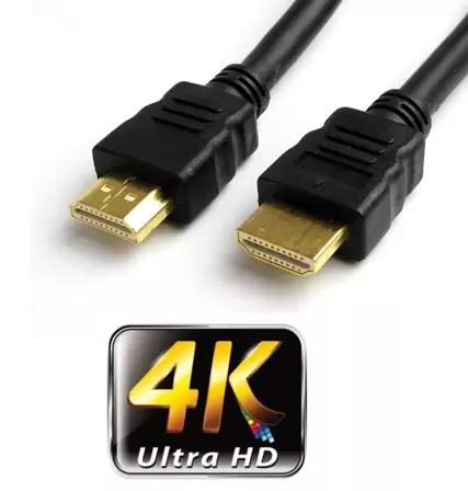 כבל HDMI 2.0V 4K Cable M/M 0.5m Gold Touch