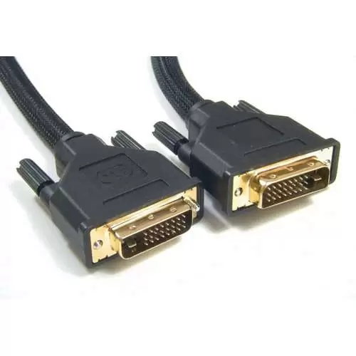 כבל DVI ל DVI באורך 3 מטר Gold Touch