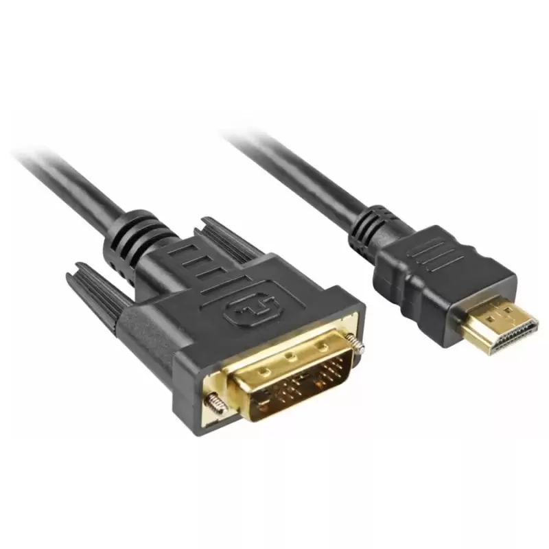 כבל DVI ל HDMI באורך 5 מטר Gold Touch