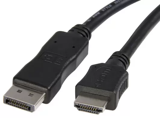 כבל DisplayPort לחיבור HDMI באורך 1.8 מטרים 4K 60Hz Gold Touch