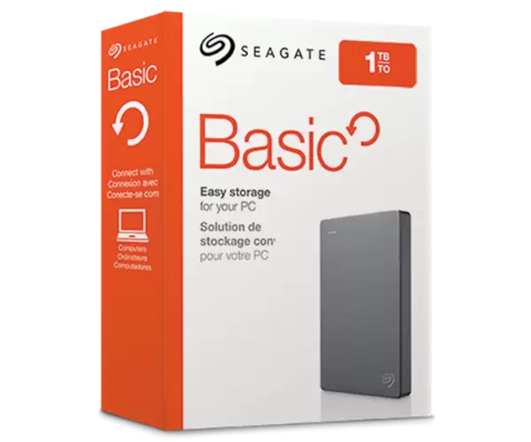דיסק קשיח חיצוני Seagate 1TB 2.5 EXTERNAL USB