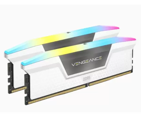 זכרון לנייח Corsair Vengeance RGB 32GB 2X16GB 5600Mhz C36 White