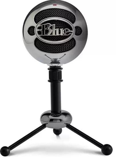 מיקרופון Blue Snowball USB Microphone כסוף