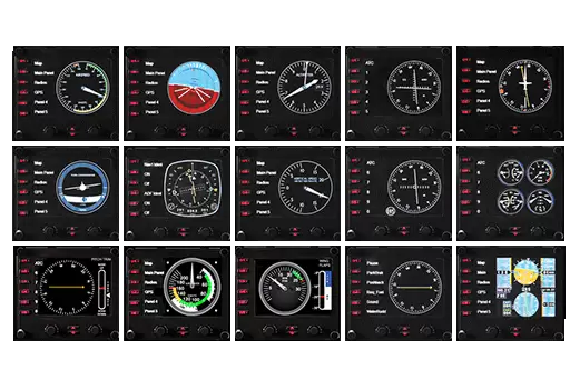 פאנל טיסה Logitech Flight Simulator Instrument Panel