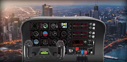 פאנל טיסה Logitech Flight Simulator Instrument Panel תמונה 2
