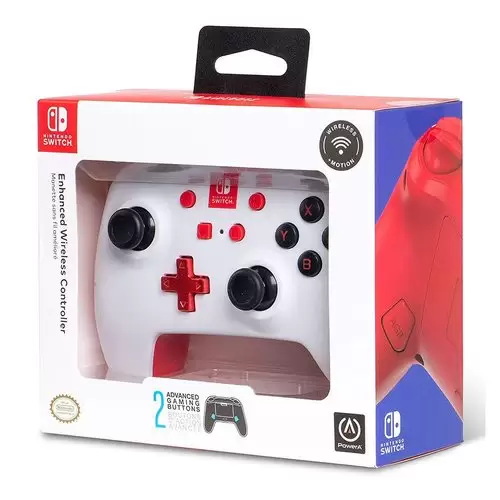 שלט Nintendo Switch PowerA NSW Wireless Controller White תמונה 4