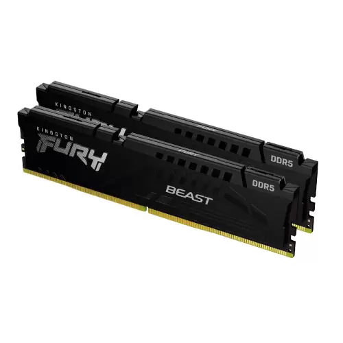 זכרון Kingston32GB 4800MHz DDR5 CL38  (Kit2) FURY Beast Black