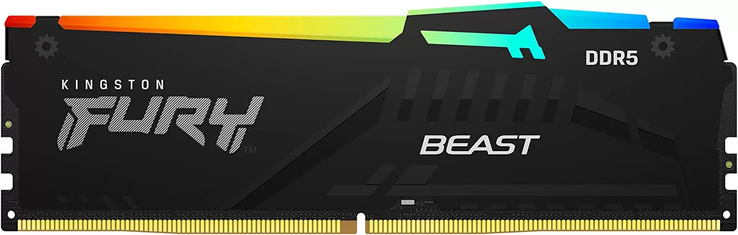 זכרון Kingston 32GB 6000MT/s DDR5 CL40 FURY Beast RGB XMP