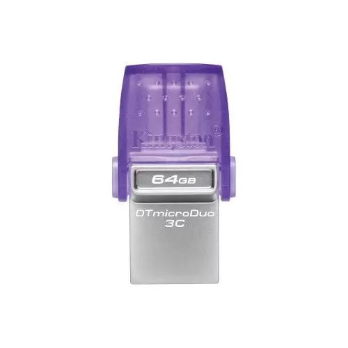 זכרון נייד 256GB DataTraveler microDuo 3C 200MB/s dual USB-A + USB-C