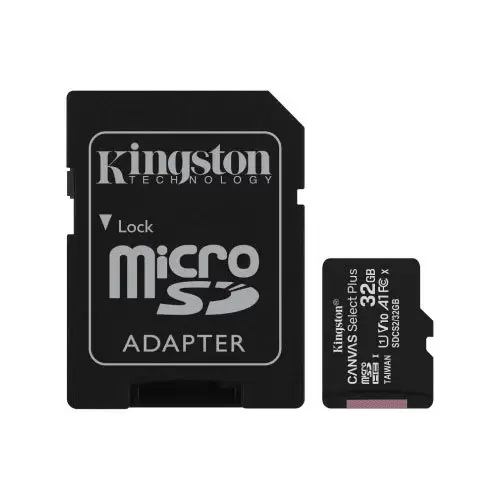 כרטיס זיכרון 32GB micSDXC Canvas Select Plus 100R A1 C10+ADP