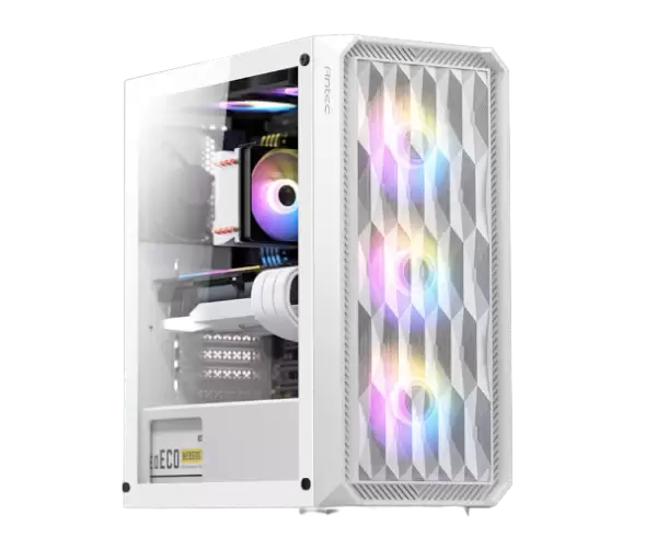 מארז Antec NX292 Mid Tower up to E-ATX MB 3X120MM RGB White