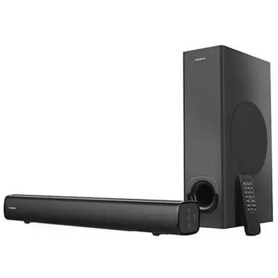 רמקול שולחני עם חיבורי Bluetooth, כניסת AUX ו-USB כולל שלט סאב וופר לטלוויזיה SoundBar