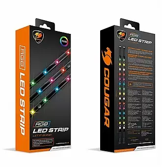 רצועות לדים חברת COUGAR דגם CF-STR-RGB 2x RGB LED STRIP