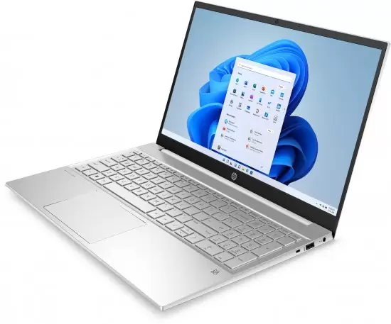 מחשב נייד HP Pavilion Core i7-1355U 16GB DDR4 1TB MX550 15.6 W11H Natural Silver