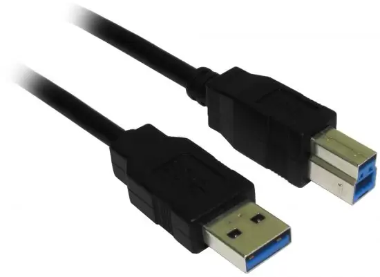 כבל מחיבור USB 3.0 A לחיבור B באורך 1.8 מטר Gold Touch