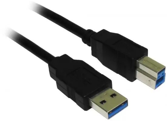 כבל מחיבור USB 3.0 A לחיבור B באורך 3 מטר Gold Touch