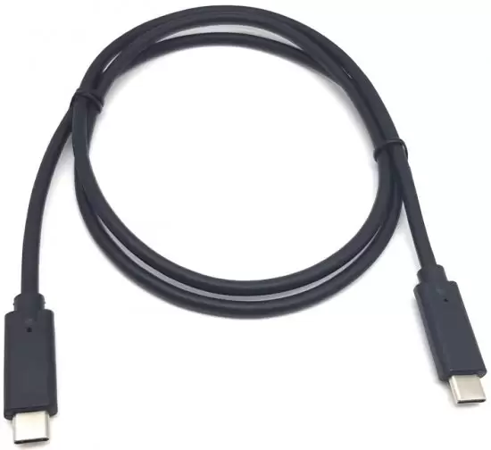 כבל מחיבור USB 3.1 Type-C לחיבור USB 3.1 Type-C באורך 1 מטר Gold Touch תמונה 2