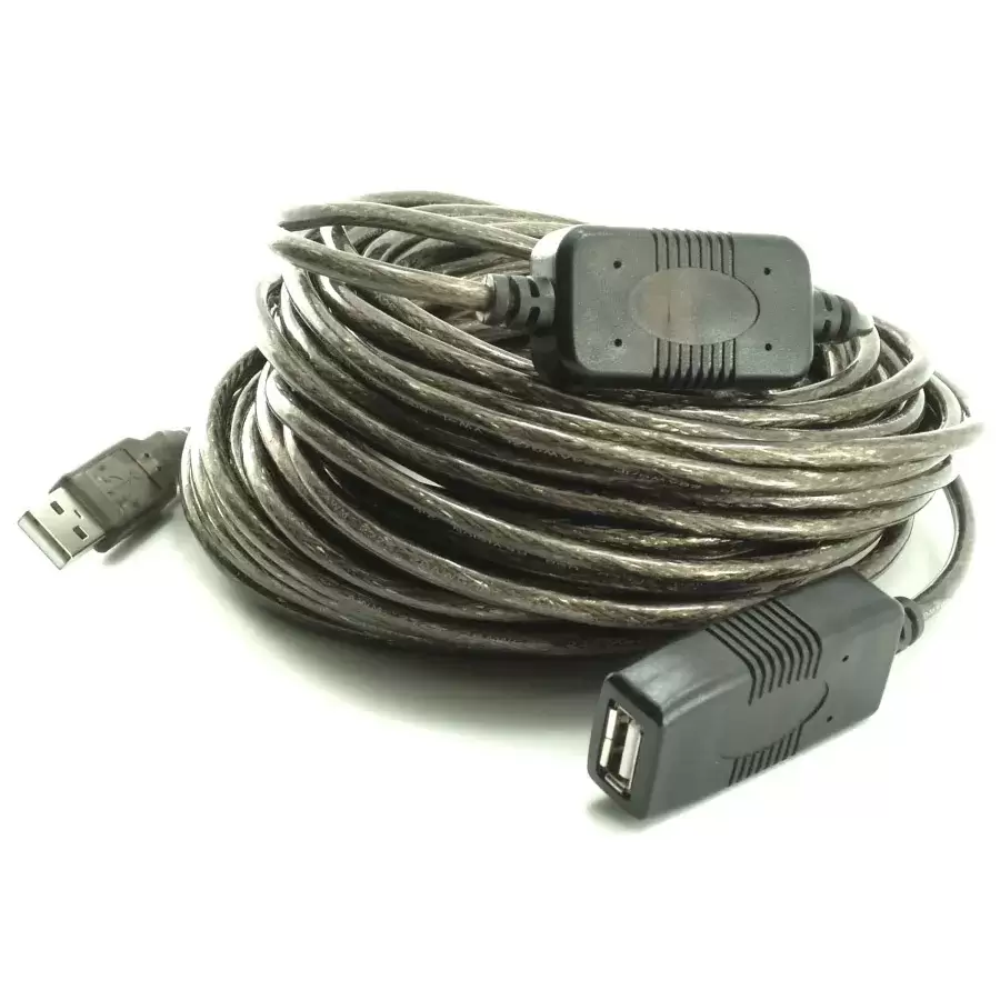 כבל מאריך אקטיבי לחיבור USB 2.0 באורך 5 מטרים Gold Touch תמונה 4