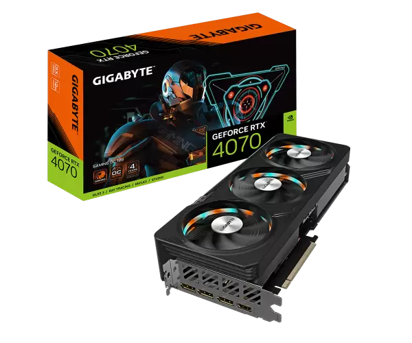 כרטיס מסך כרטיס מסך Gigabyte RTX 4070 Gaming OC 12 GB 192Bit