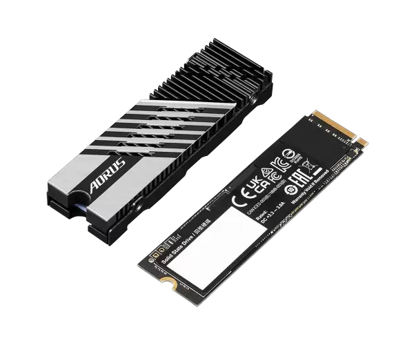 דיסק פנימי Gigabyte AORUS Gen4 7300 SSD 1TB תמונה 2